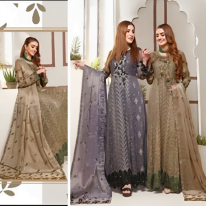 Moti's Fashion Chiffon Collection - Long Frock