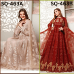 Moti's Fashion Embroidered Chiffon Collection - SQ-463