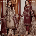 Moti's Fashion Embroidered Chiffon Collection - SQ-518